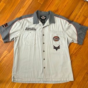 Harley Davidson button down shirt